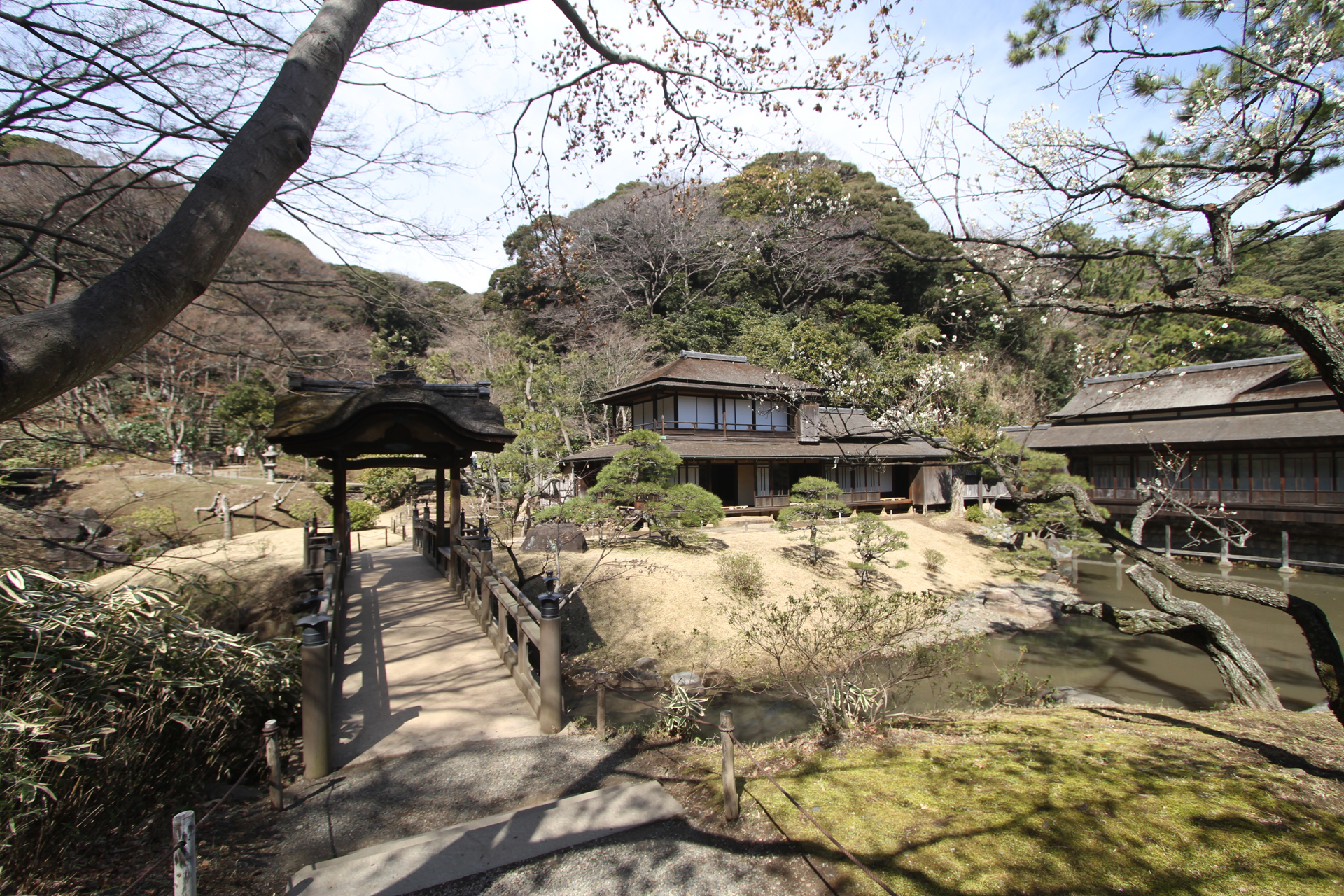三渓園のていしゃと臨春閣