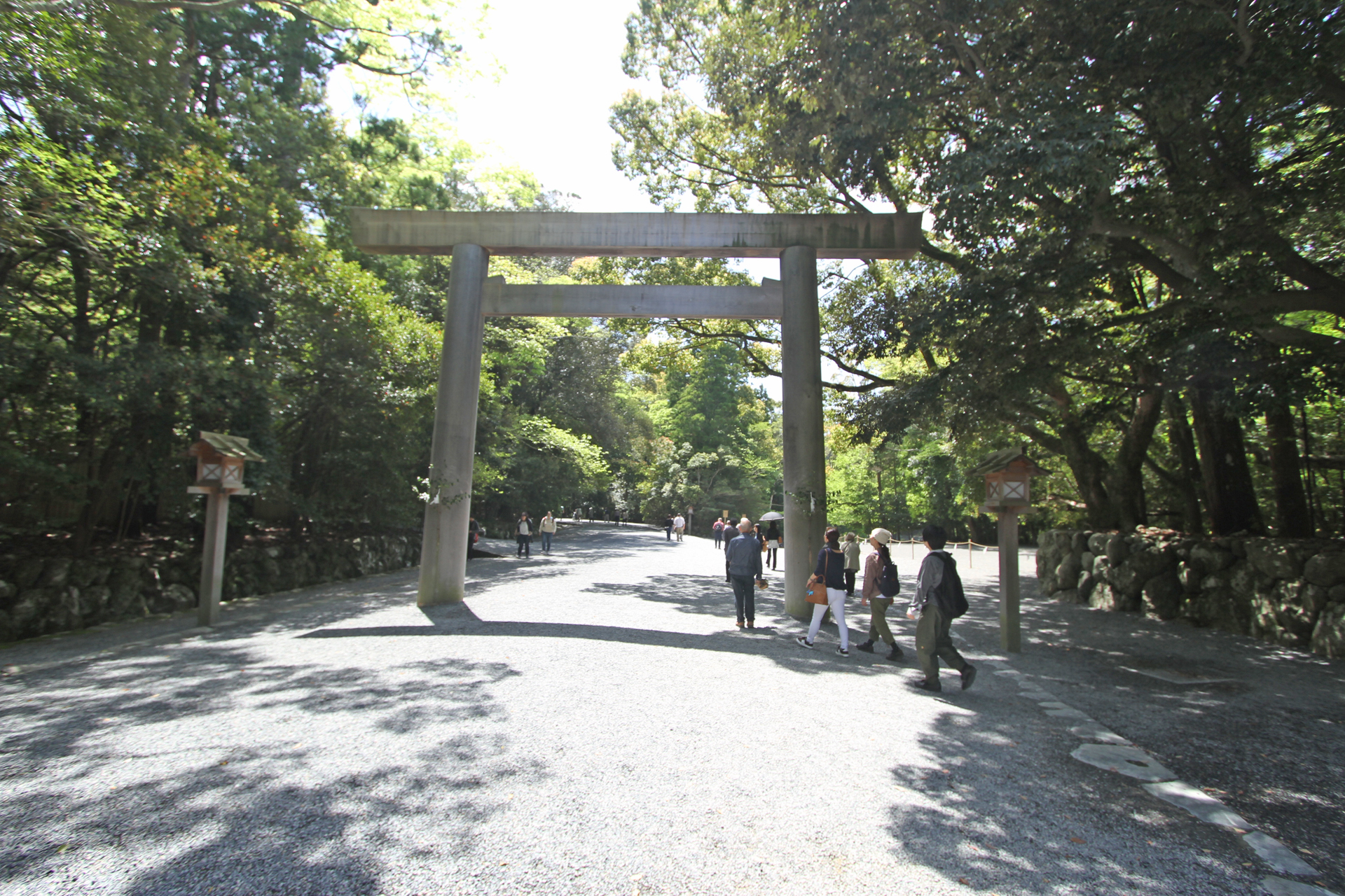 伊勢神宮内宮鳥居その弐