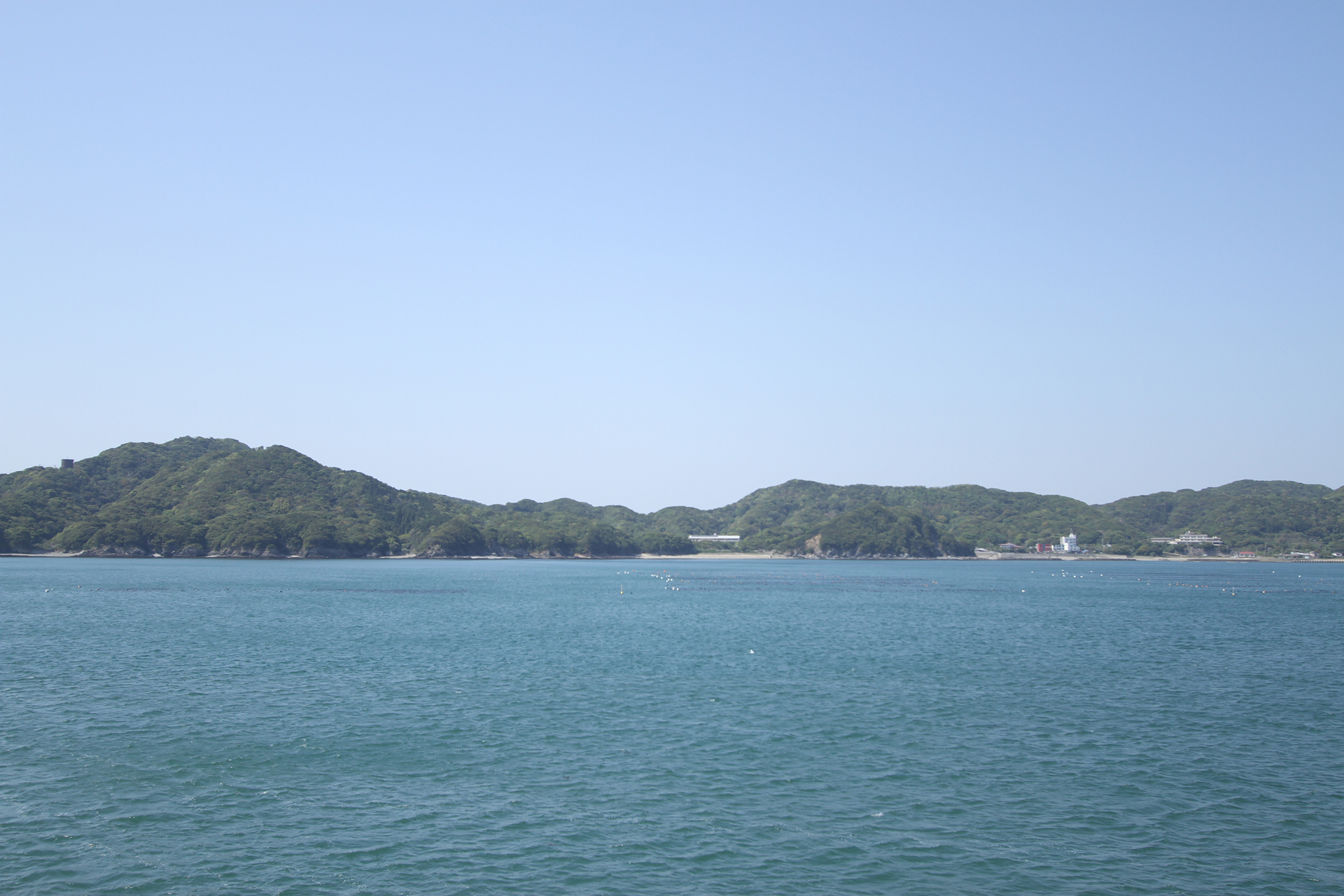 伊勢湾フェリー甲板から見た伊勢湾の風景その六