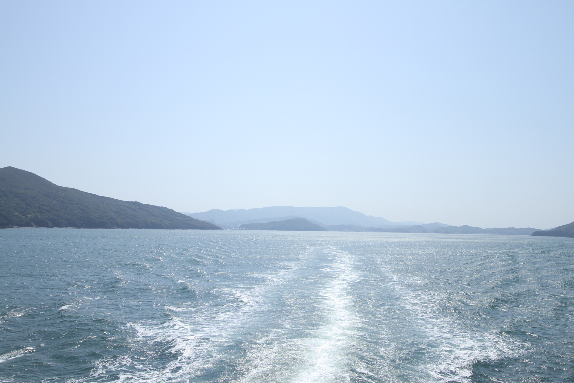 伊勢湾フェリー甲板から見た伊勢湾の風景その伍