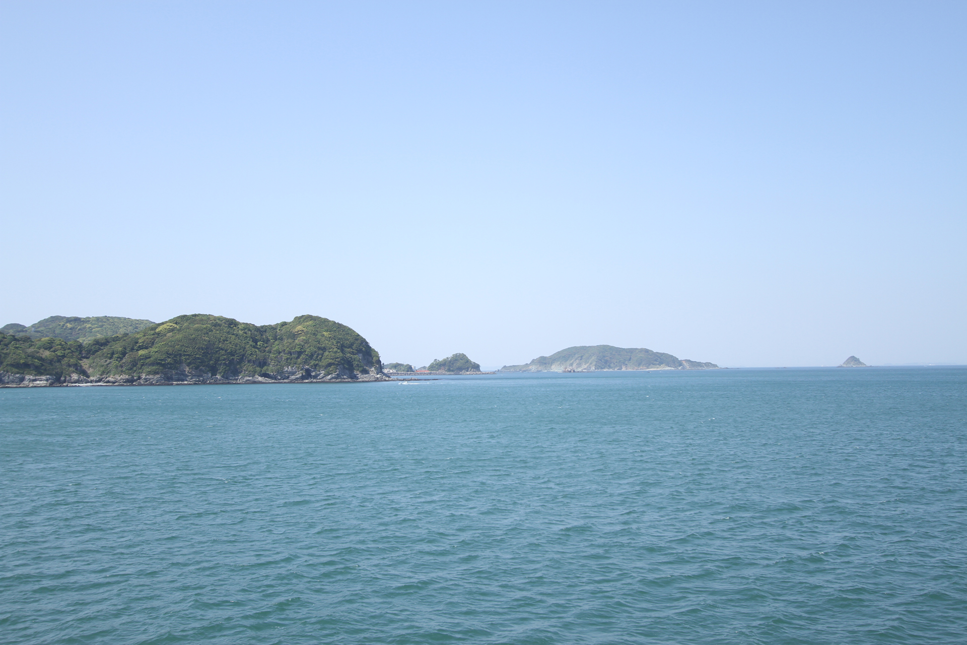 伊勢湾フェリー甲板から見た伊勢湾の風景その勠