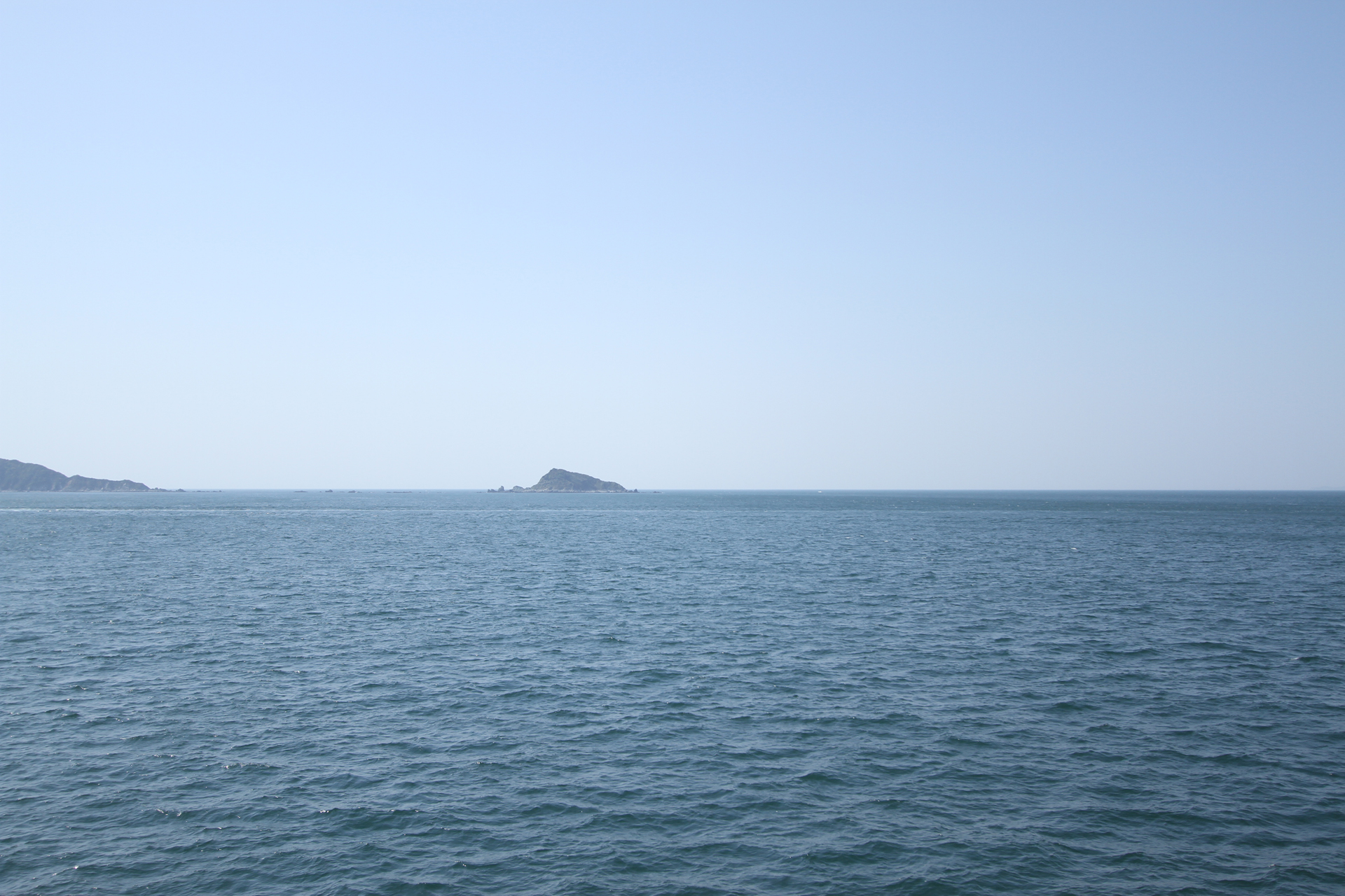 伊勢湾フェリー甲板から見た伊勢湾の風景その九