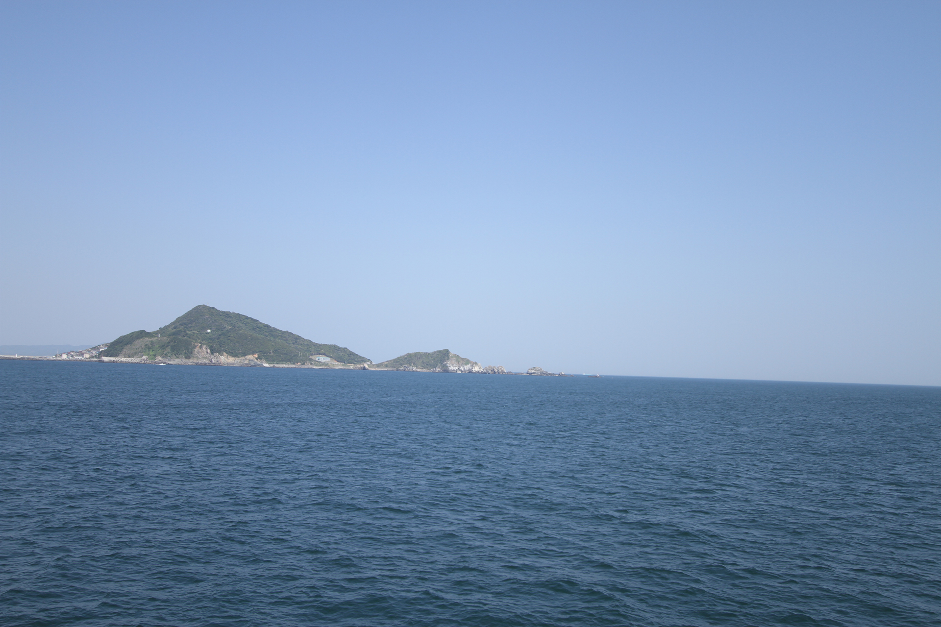 伊勢湾フェリー甲板から見た伊勢湾の風景その九
