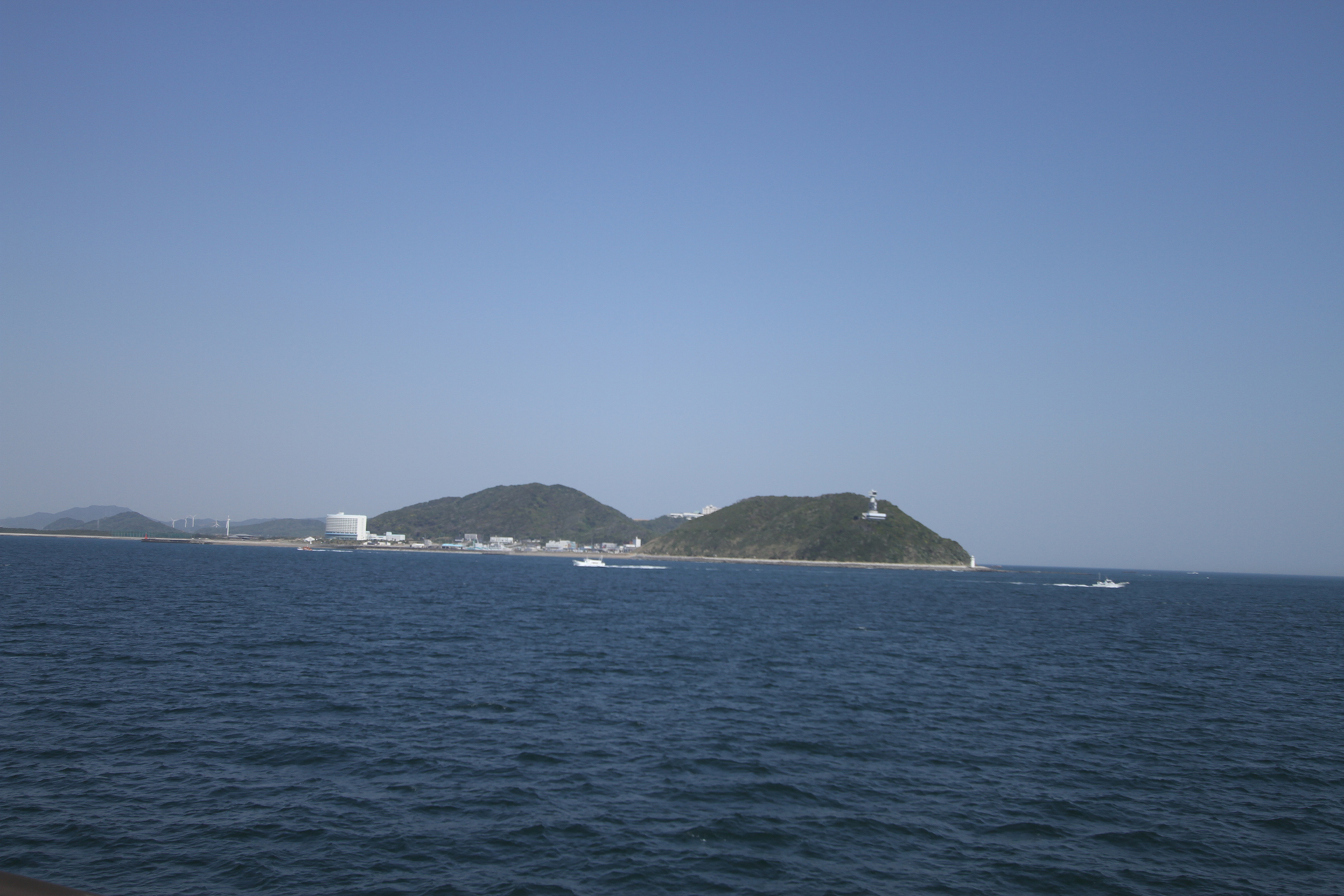 伊勢湾フェリー甲板から見た伊勢湾の風景その壱壱