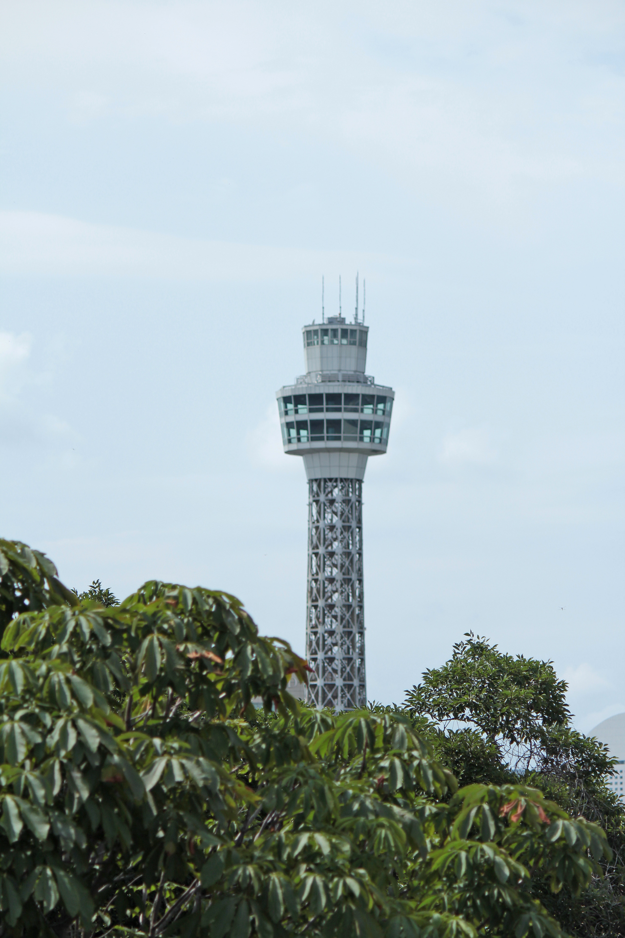 港の見える丘公園からマリンタワー