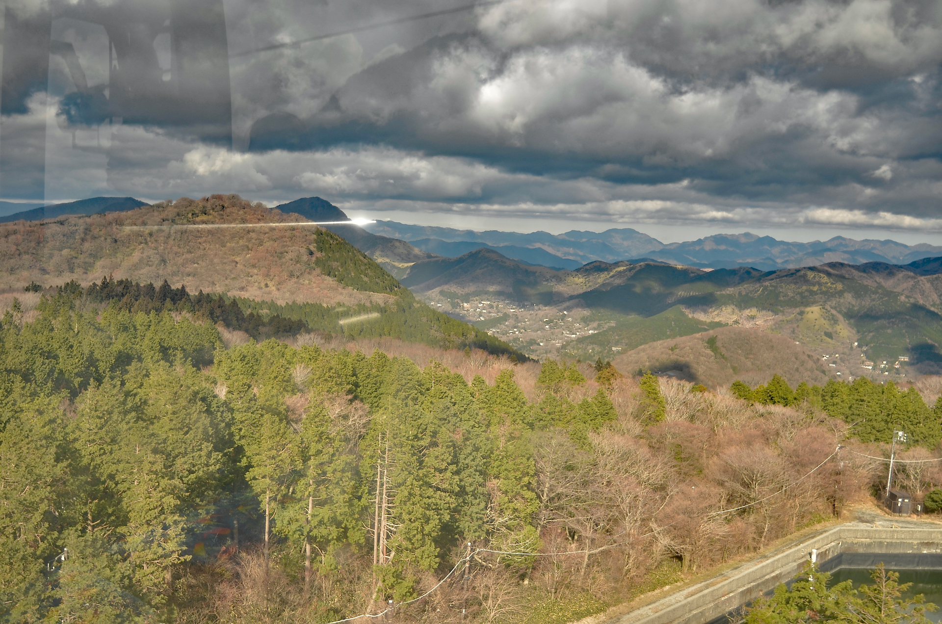 ロープウェイから見た箱根の風景弐